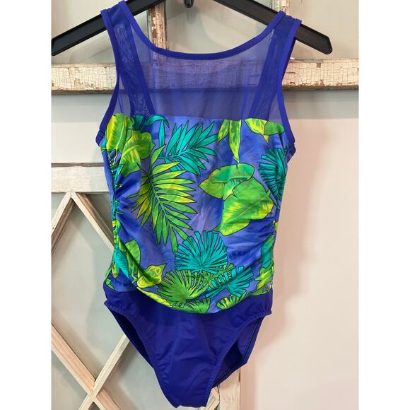 MiracleSuit size 10 one piece bathing suit swimsuit - Picture 1 of 4